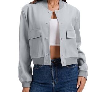 Joie Taupe Bomber Jacket #134